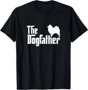 Samoyed Lover Gift DogFather T-Shirt - T-Shirt | Black