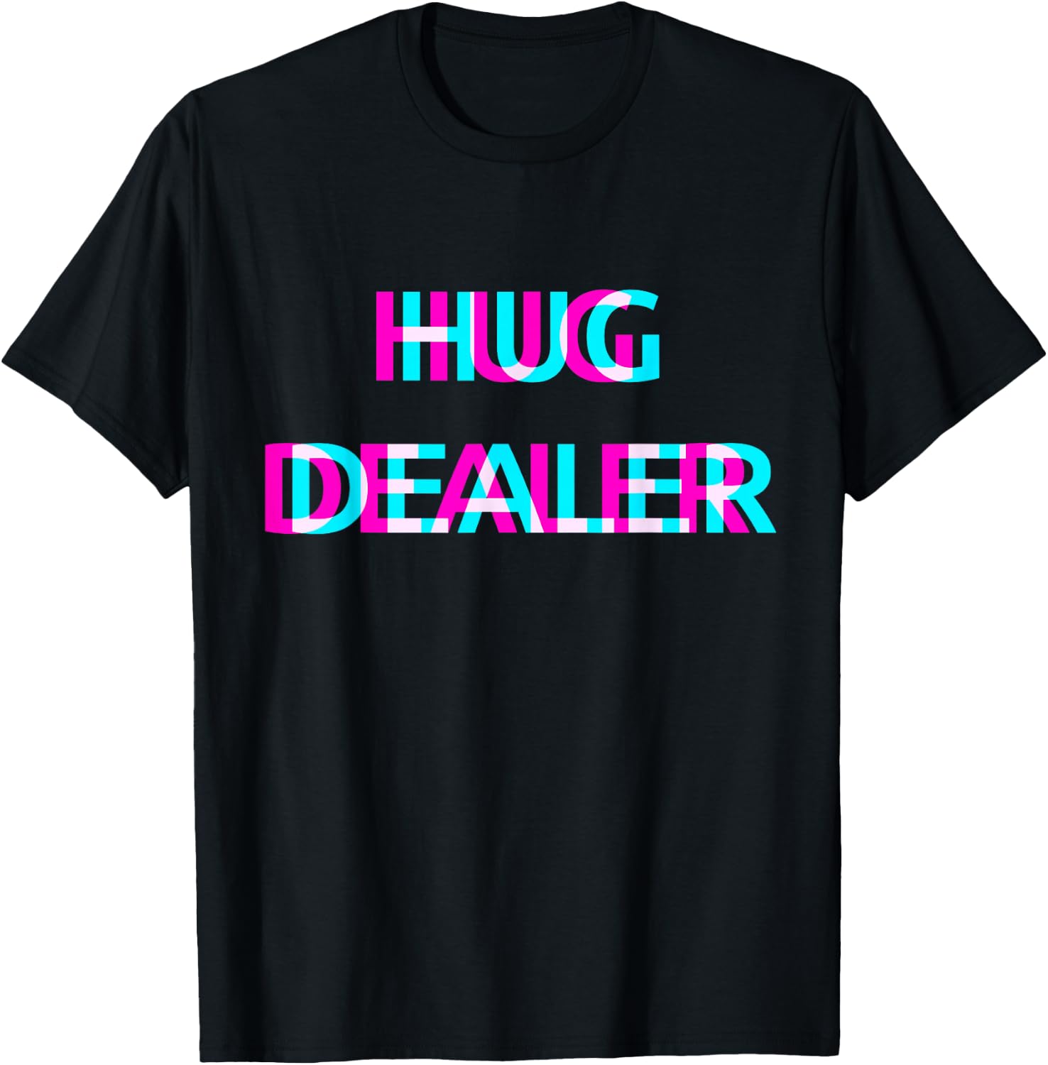 Hug Dealer Techno EDM Music Festival Raver Dance Rave T-Shirt - T-Shirt | Black