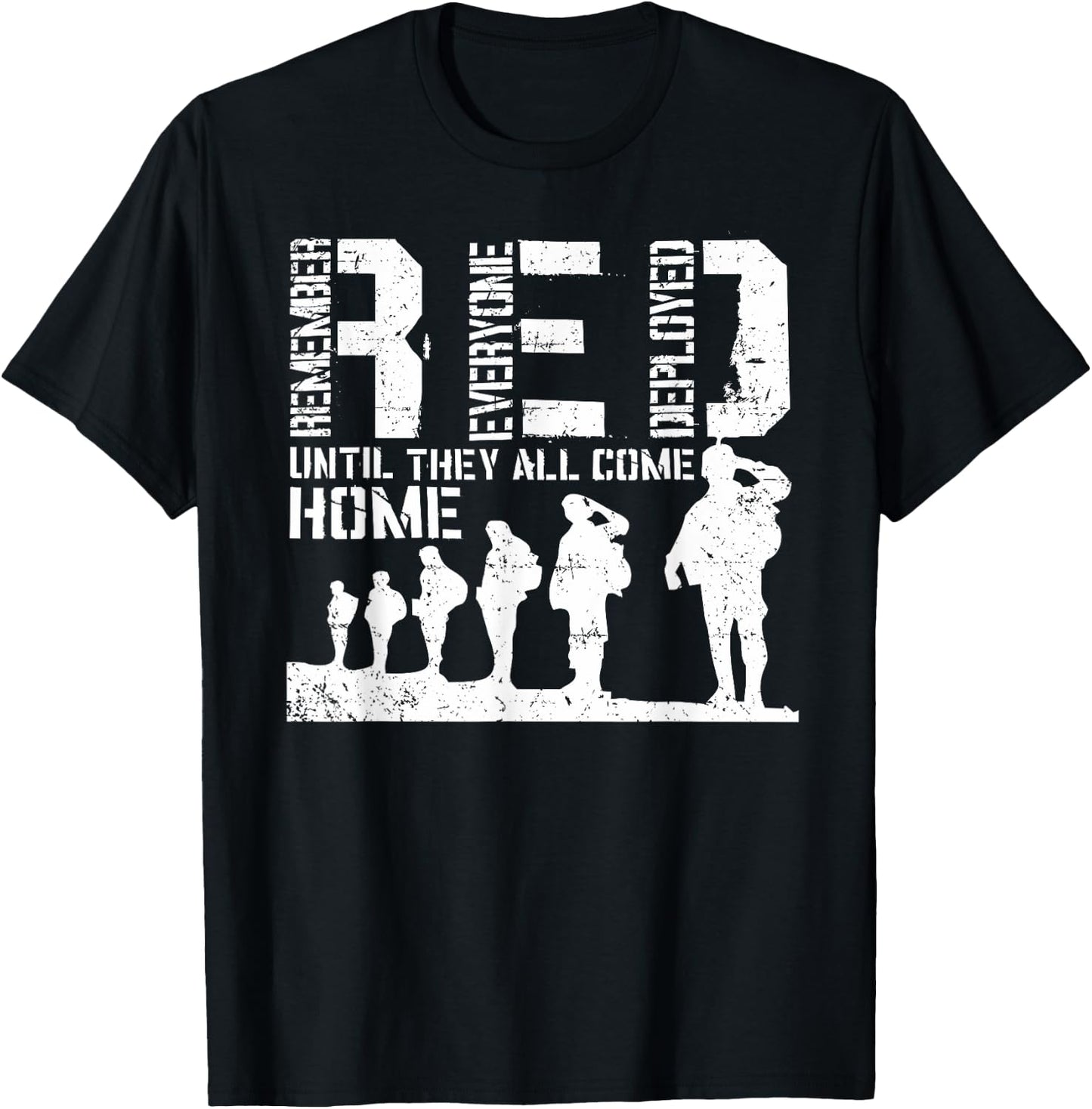Red Friday Military Shirts I wear RED on Fridays Mom Women T-Shirt - T-Shirt | Black
