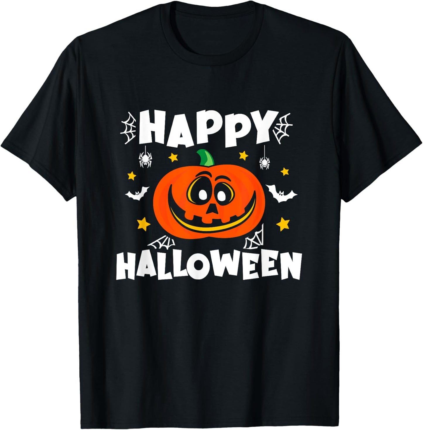 Cute Halloween Kids - Halloween Pumpkin - Happy Halloween T-Shirt - T-Shirt | Black
