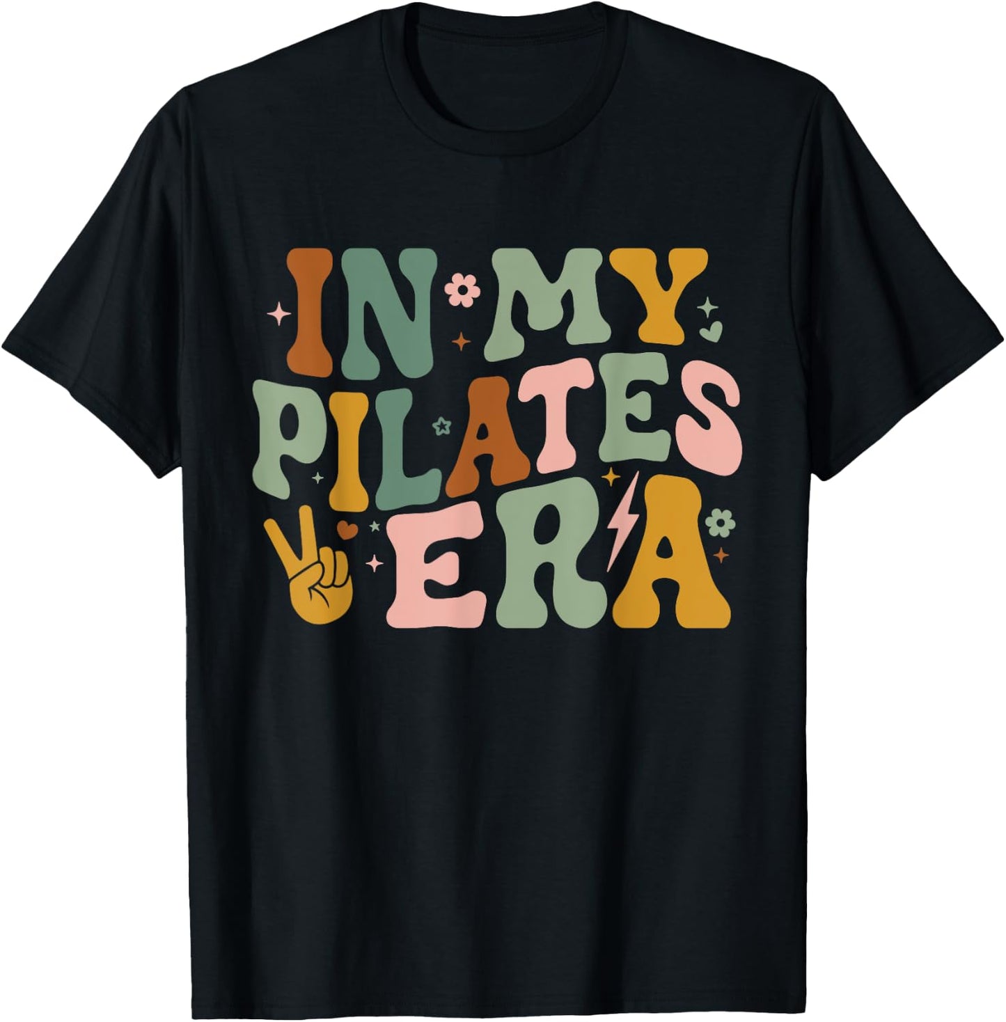 in My Pilates Era Funny Pilates Instructor Pilates Yoga T-Shirt - T-Shirt | Black