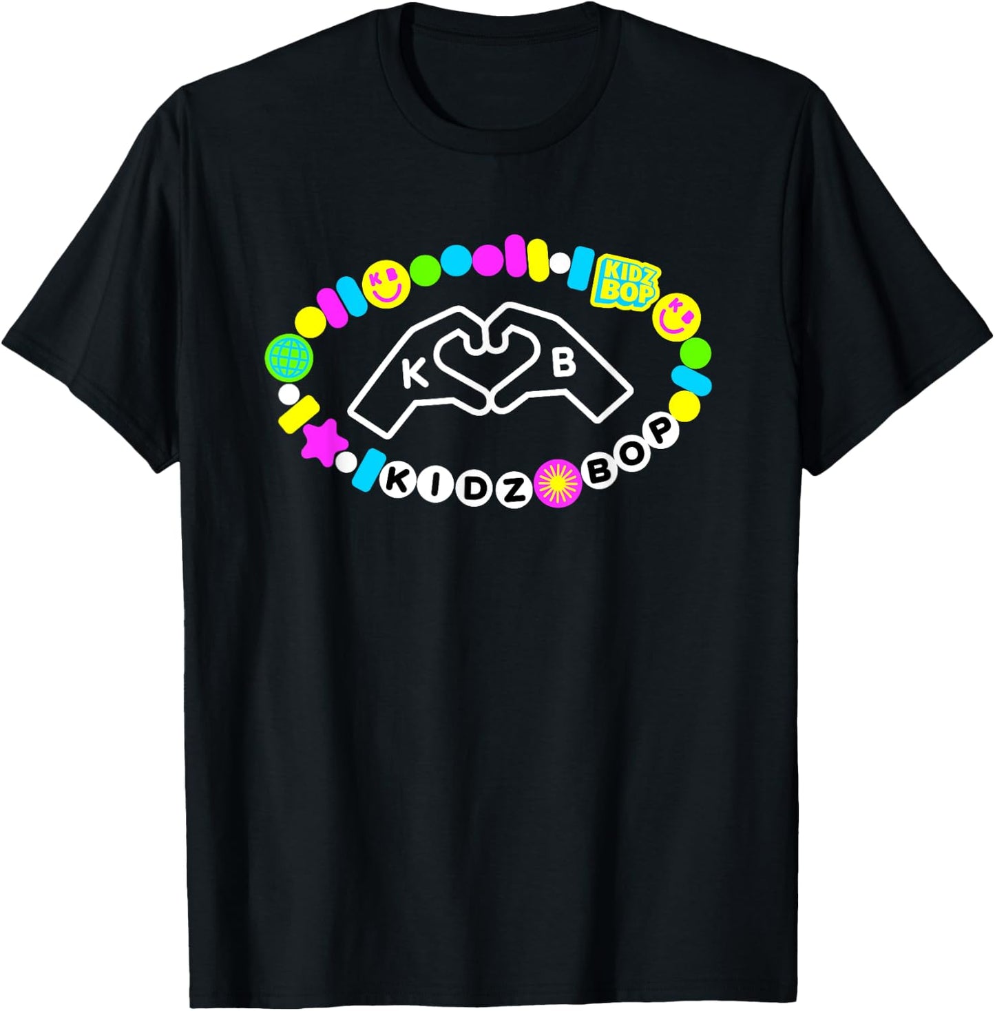 KIDZ BOP Merch – Friendship Bracelet T-Shirt - T-Shirt | Black