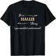 It's a HALLIE Thing, You Wouldn't Understand | Name Gift T-Shirt - T-Shirt | Black