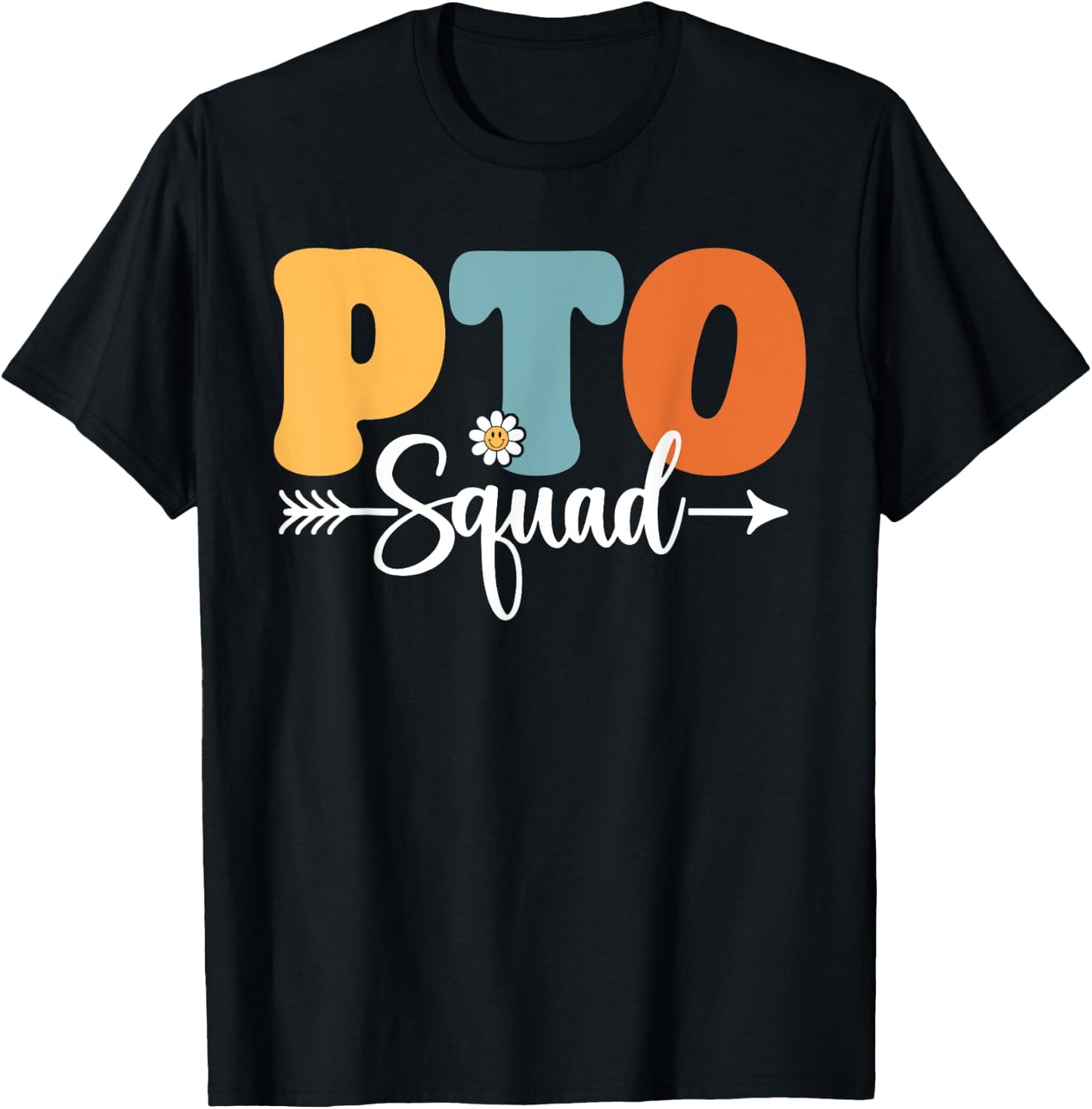 PTO Squad Back To School Teachers Students PTO Crew Men Women Kids T-Shirt - T-Shirt | Black
