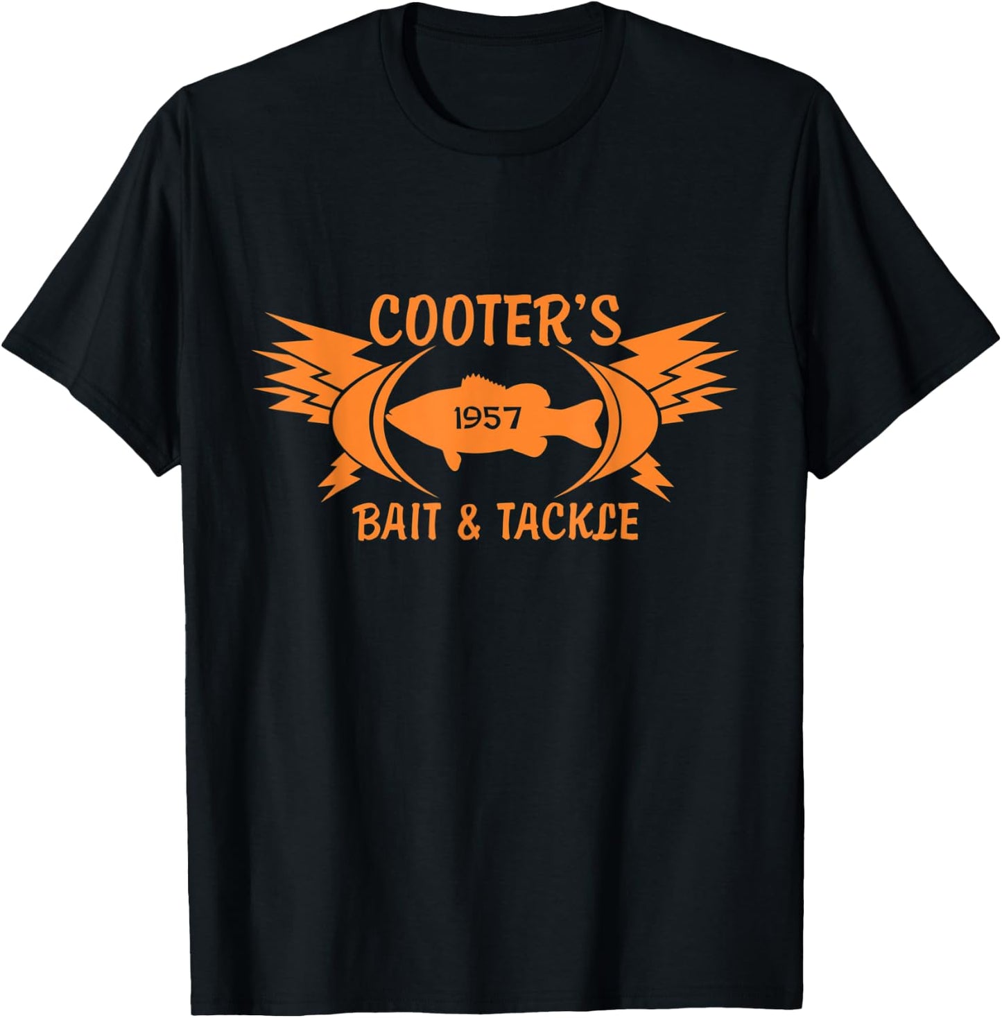 Cooter's Bait & Tackle Fishing Angler Fish . T-Shirt - T-Shirt | Black