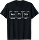 Autism Awareness Shirt Educational Elements Periodic Table T-Shirt - T-Shirt | Black
