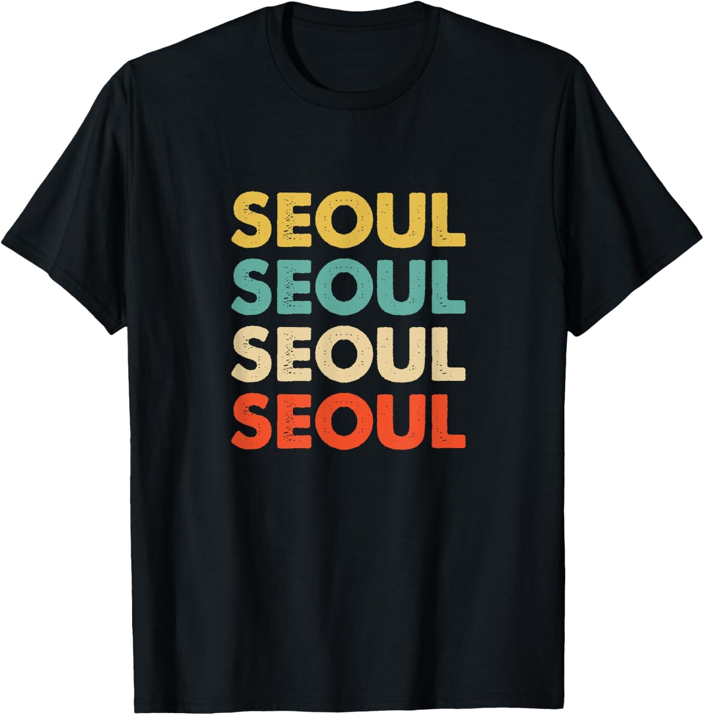 Seoul South Korea T-Shirt - T-Shirt | Black