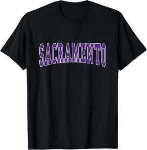 SACRAMENTO - Hometown Pride - Throwback Design - Classic T-Shirt - T-Shirt | Black