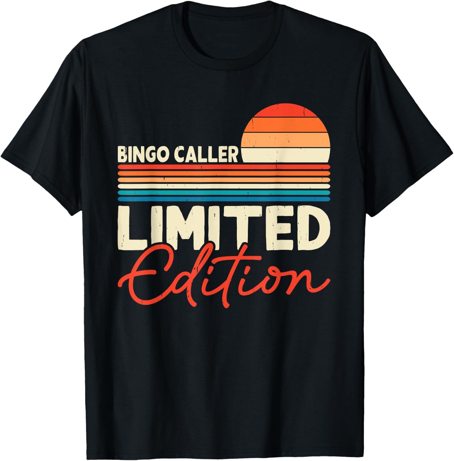 Bingo Caller Limited Edition - Winner Bingo Caller Lottery T-Shirt - T-Shirt | Black
