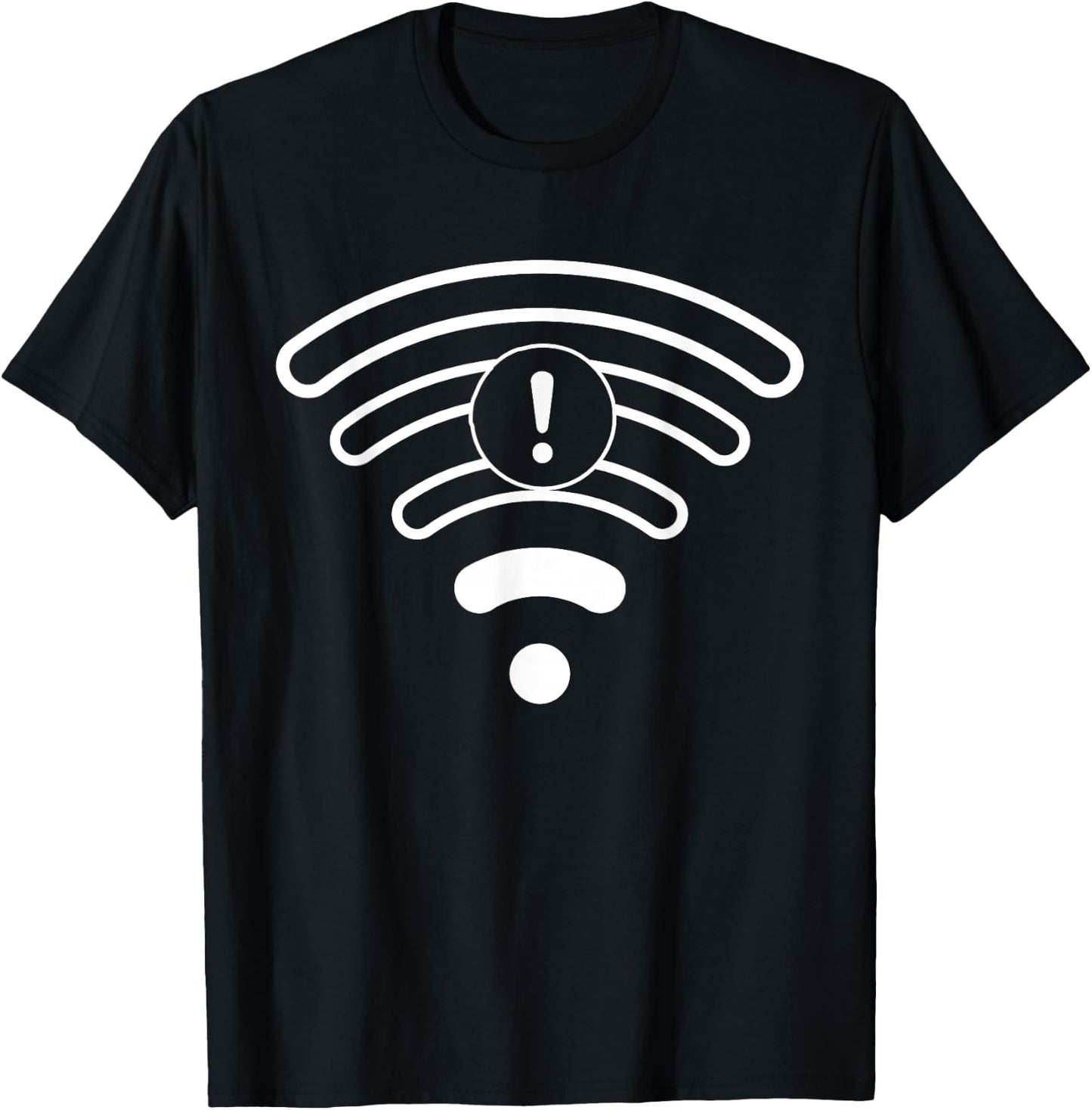 Low No Wifi Signal Lazy DIY Funny Halloween Costume Matching T-Shirt - T-Shirt | Black