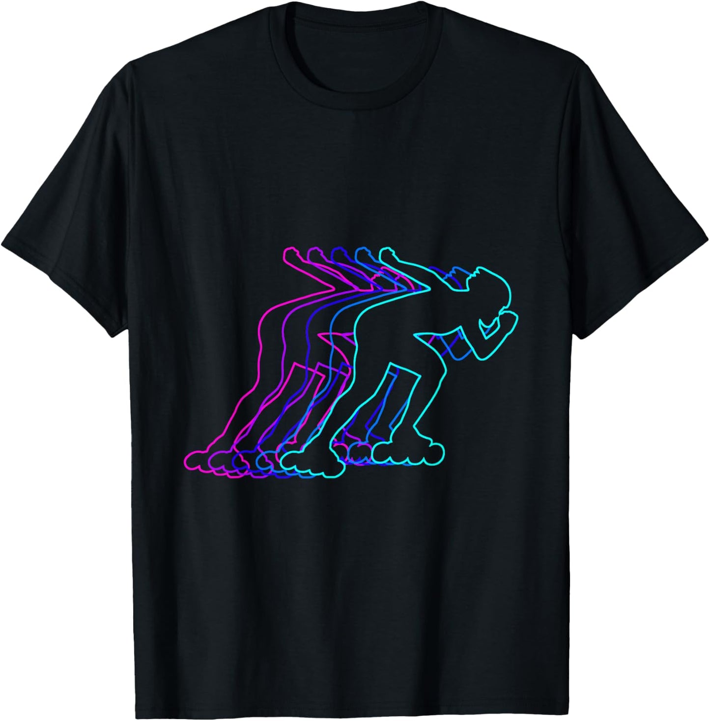 Roller Skating Roller Skater Gift Clothes For Boys Youth Men T-Shirt - T-Shirt | Black