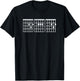 Dad Guitar Chords Father's Day for Guitarist Musician Daddy T-Shirt - T-Shirt | Black