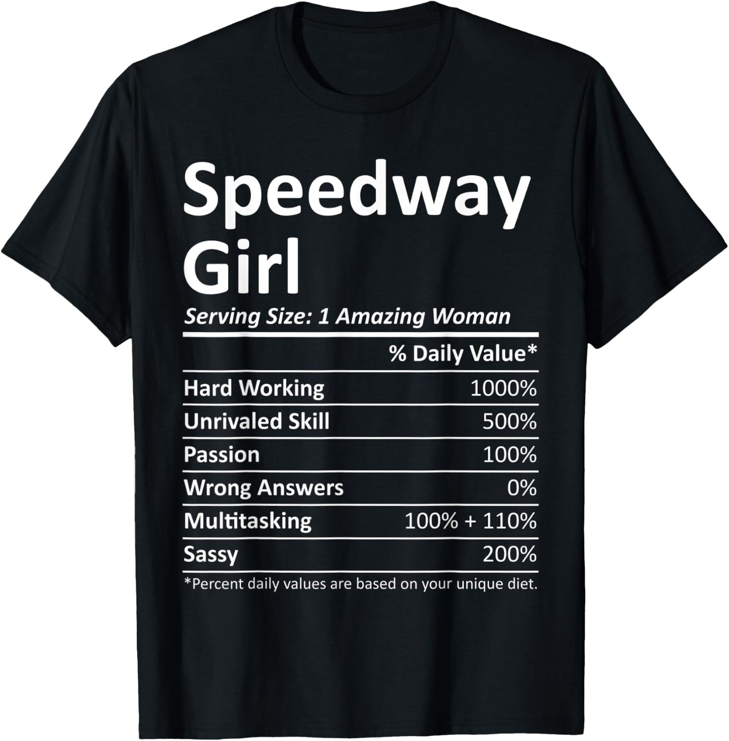 SPEEDWAY GIRL IN INDIANA Funny City Home Roots USA Gift T-Shirt - T-Shirt | Black
