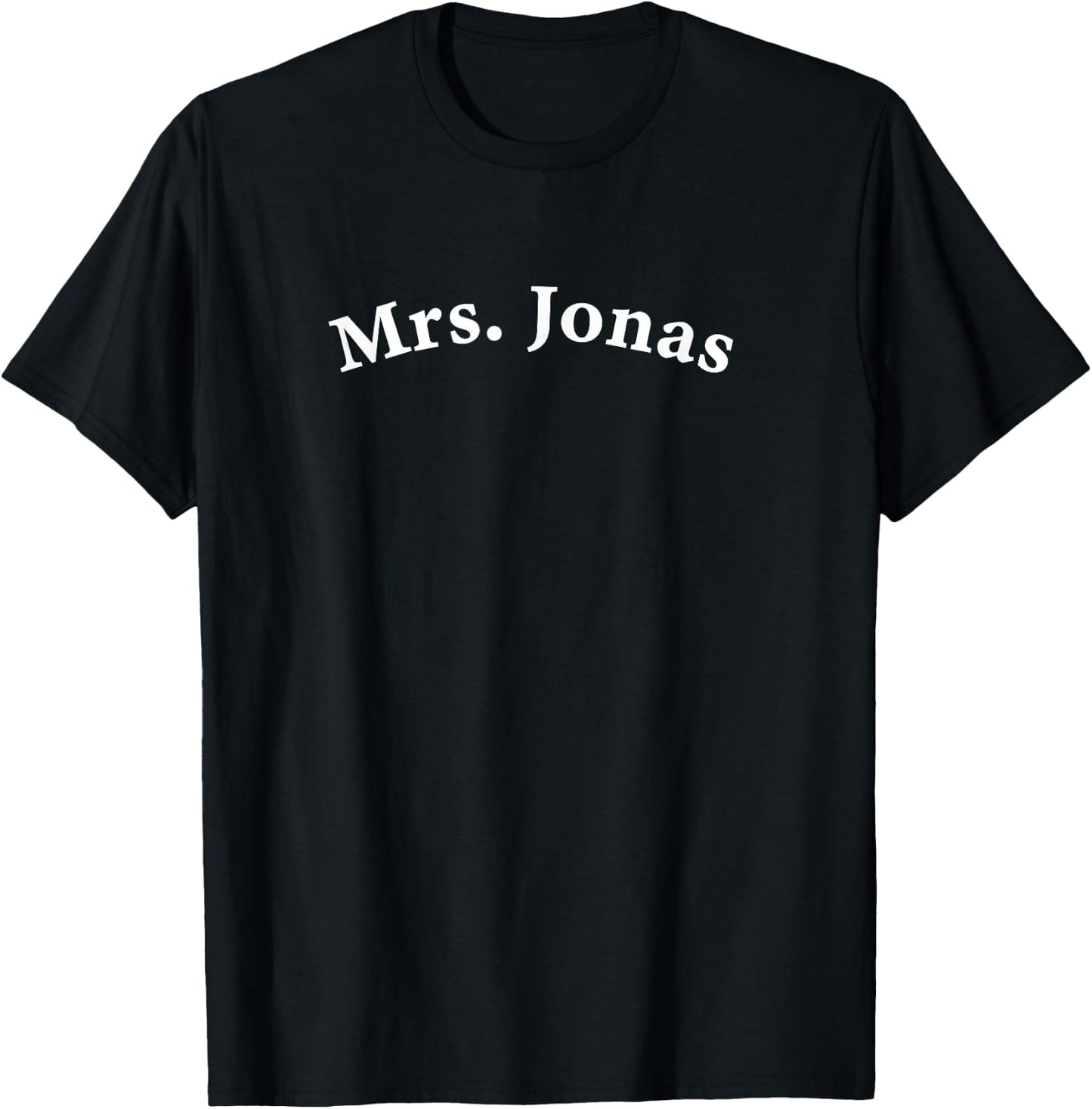Mrs. Jonas Cute Summer Bachelorette Party T-Shirt - T-Shirt | Black