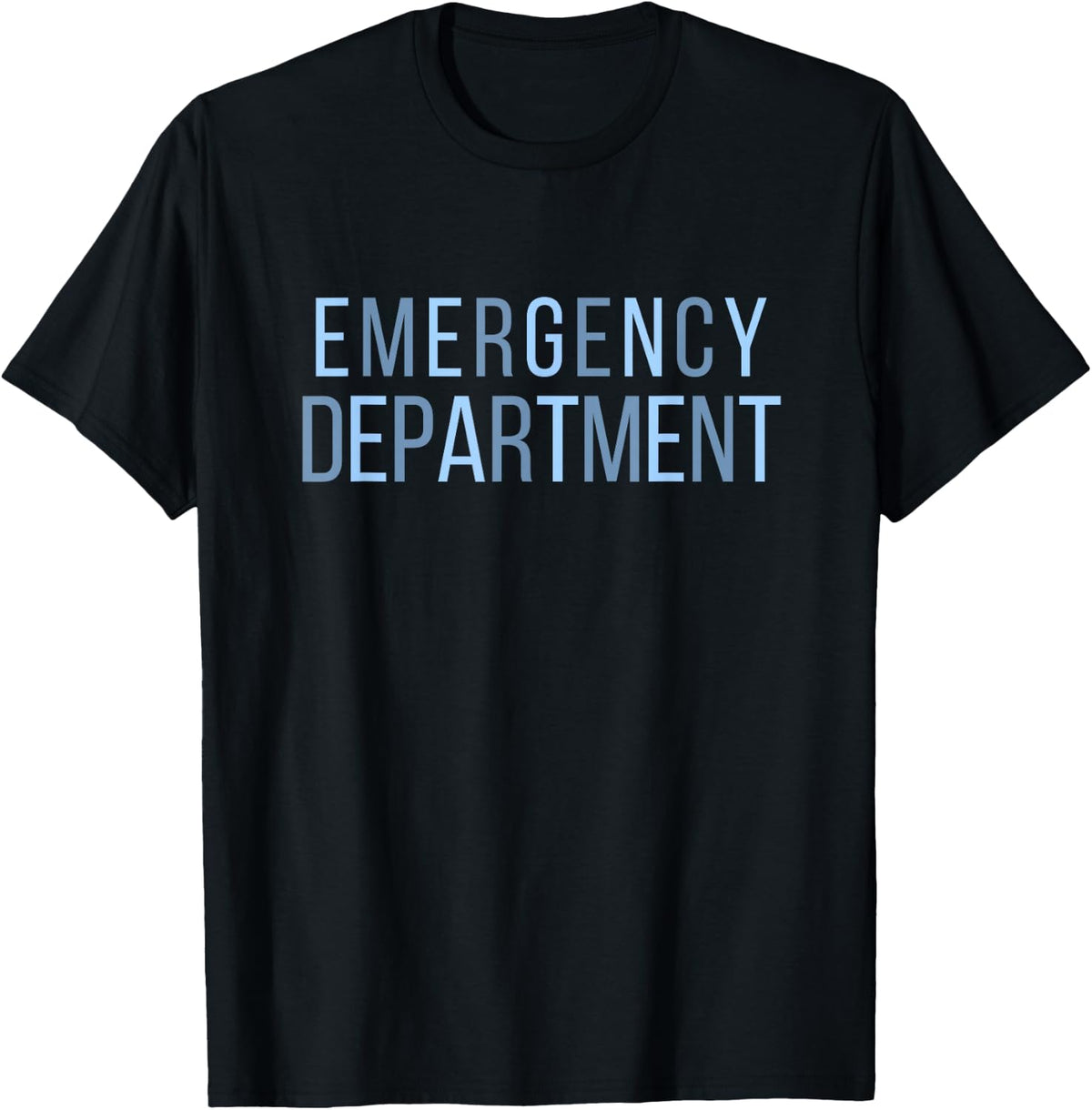 Emergency Department ER Tech Emergency Room Nurse T-Shirt - T-Shirt | Black