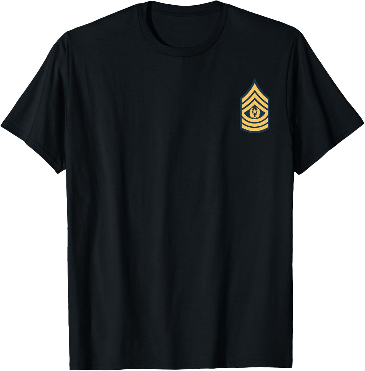 Army Command Sergeant Major E-9 Military Rank T-Shirt - T-Shirt | Black