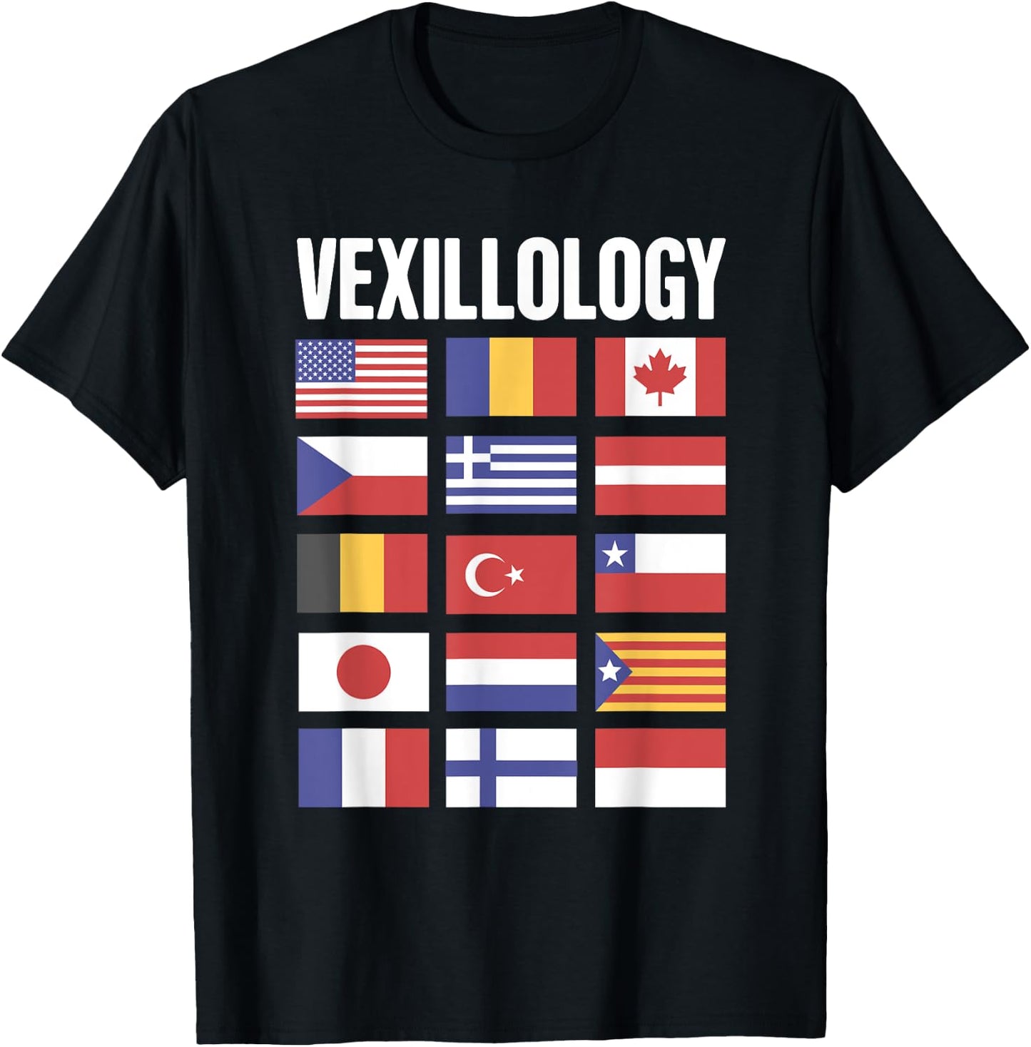Vexillology T-Shirt - T-Shirt | Black