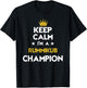 Keep Calm I'm A Rummikub Champion Funny Sport Hobby Legend T-Shirt - T-Shirt | Black