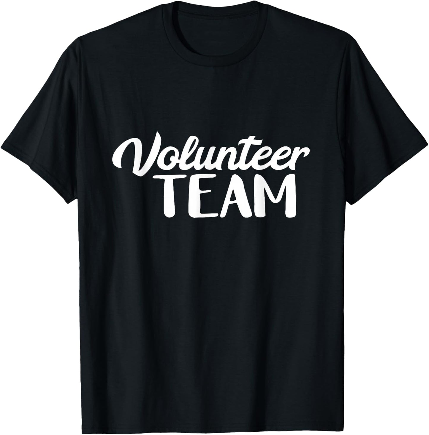 Volunteer Team Volunteering Appreciation Job Unpaid Hobby T-Shirt - T-Shirt | Black