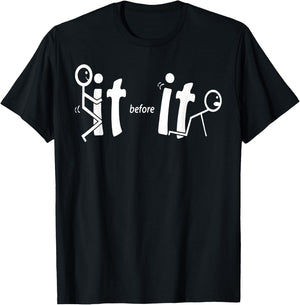 Meme F_ck It T Shirts Fck It Before It Fcks You Funny T-Shirt - T-Shirt | Black