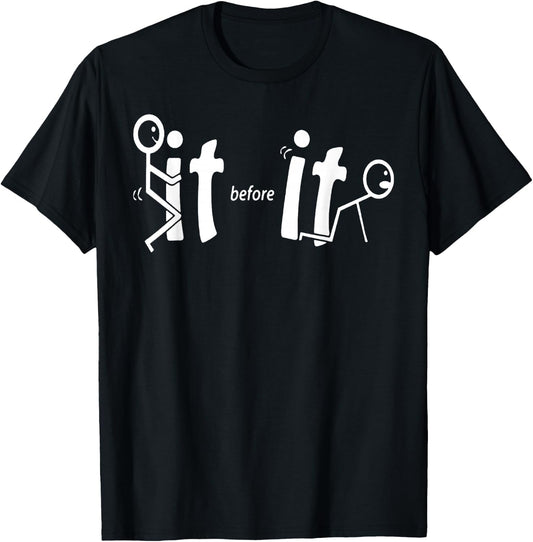 Meme F_ck It T Shirts Fck It Before It Fcks You Funny T-Shirt - T-Shirt | Black