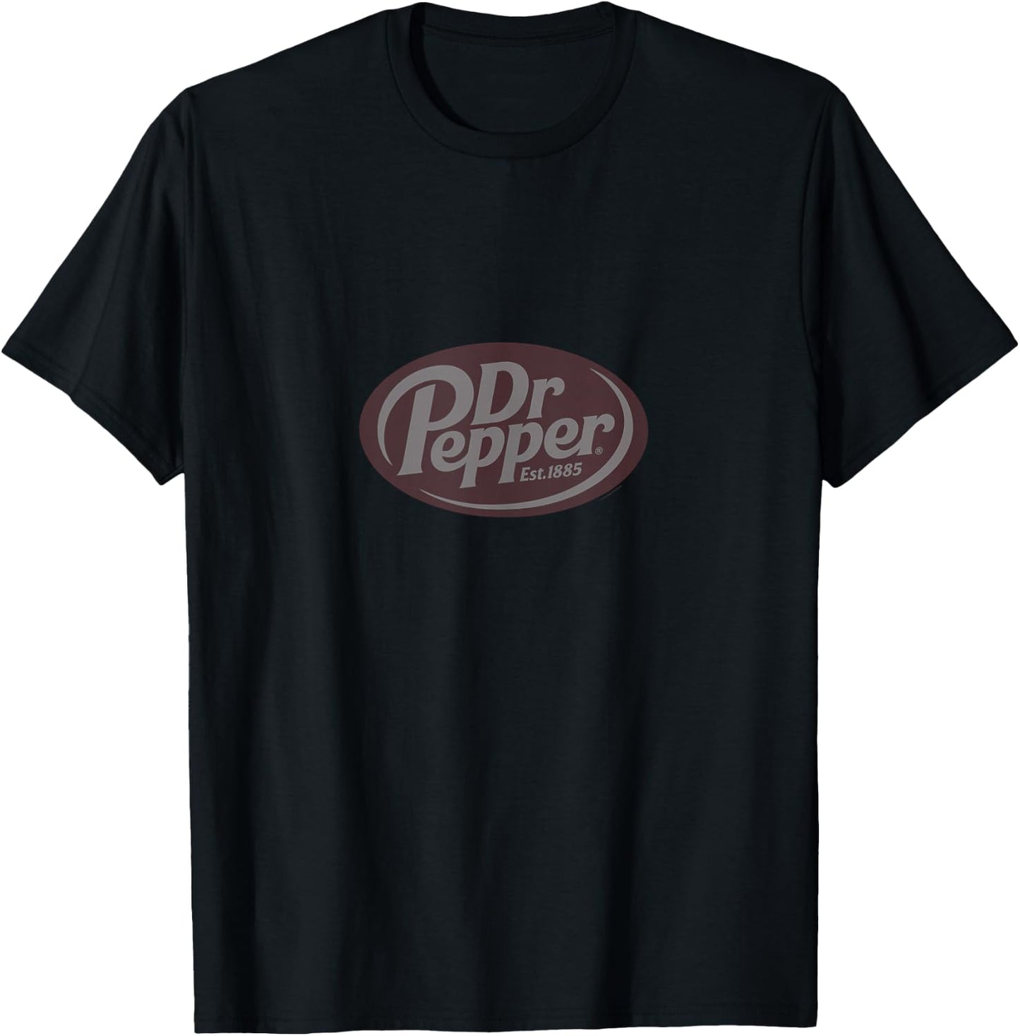 Dr. Pepper Classic Red & White Soda Pop Logo T-Shirt - T-Shirt | Black