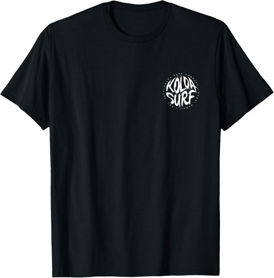 Koloa Surf White Brush Logo Lightweight, Graphic T-Shirt - T-Shirt | Black