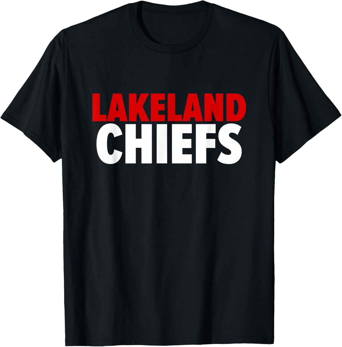 Lakeland Chiefs Bold T-Shirt - T-Shirt | Black