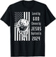 Loved By God Chosen By Jesus Baptized 2024 Flag With Christ T-Shirt - T-Shirt | Black