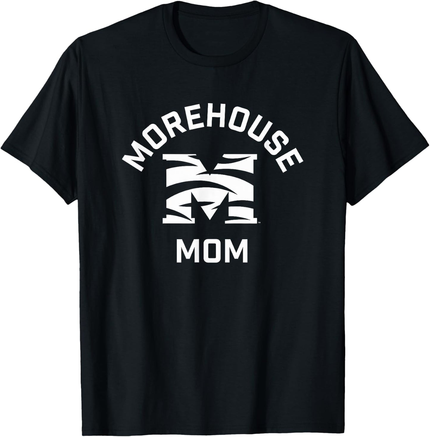 Morehouse College Maroon Tigers Arched Mom T-Shirt - T-Shirt | Black