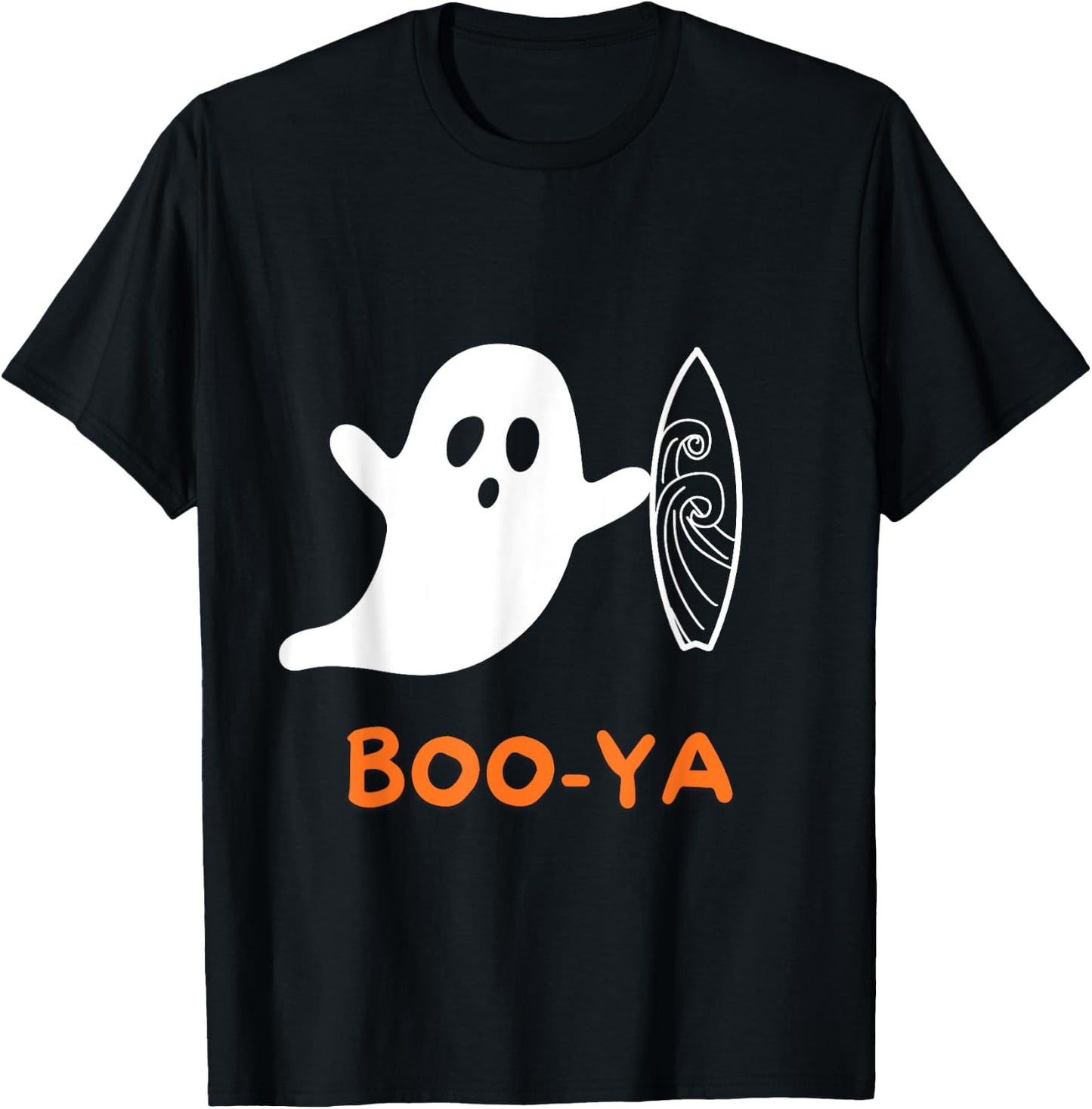 Funny Halloween Apparel Ghost Boo-ya T-Shirt - T-Shirt | Black