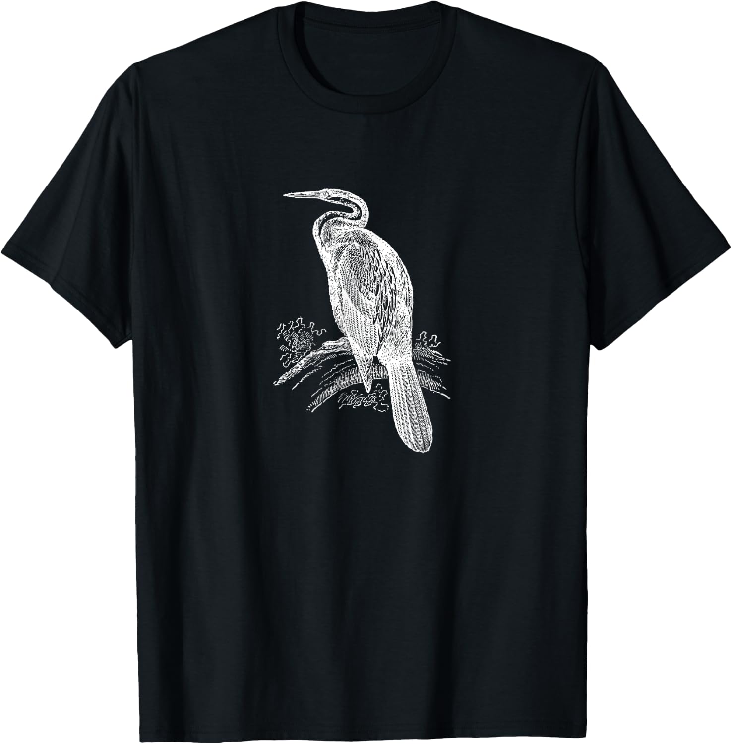 Anhinga Snake Bird Darter Bird Anhinga Cormorant T-Shirt - T-Shirt | Black