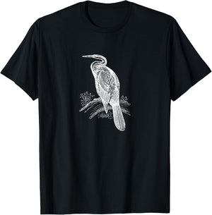 Anhinga Snake Bird Darter Bird Anhinga Cormorant T-Shirt - T-Shirt | Black