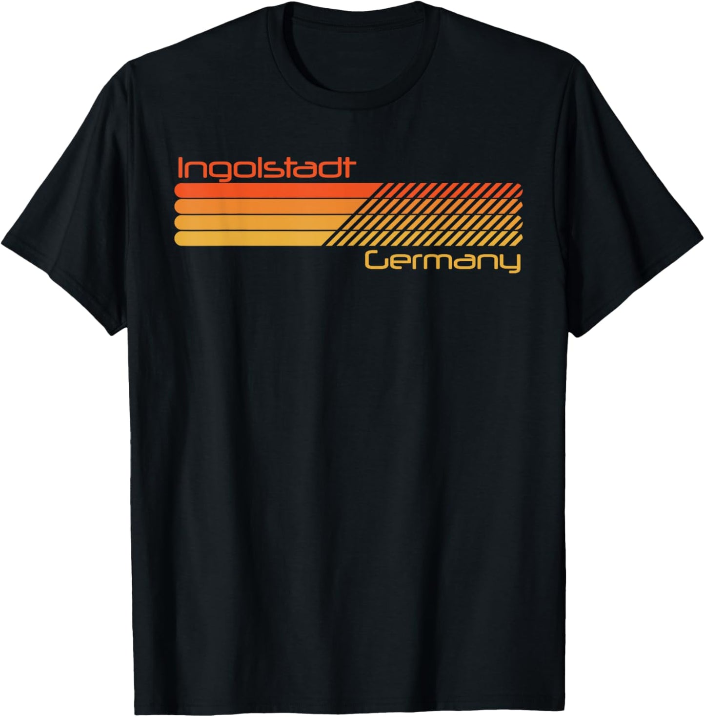 Retro Ingolstadt Germany T-Shirt - T-Shirt | Black