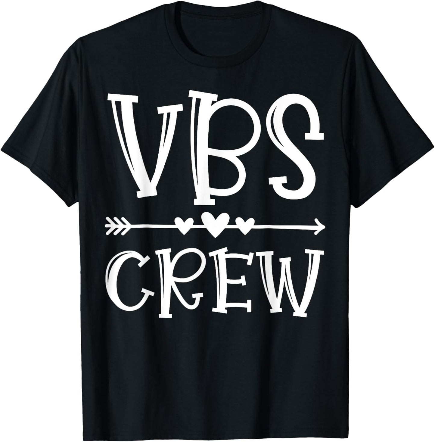 VBS Crew Faith-Based Gathering Sunday School Teacher Women Girls Kids T-Shirt - T-Shirt | Black