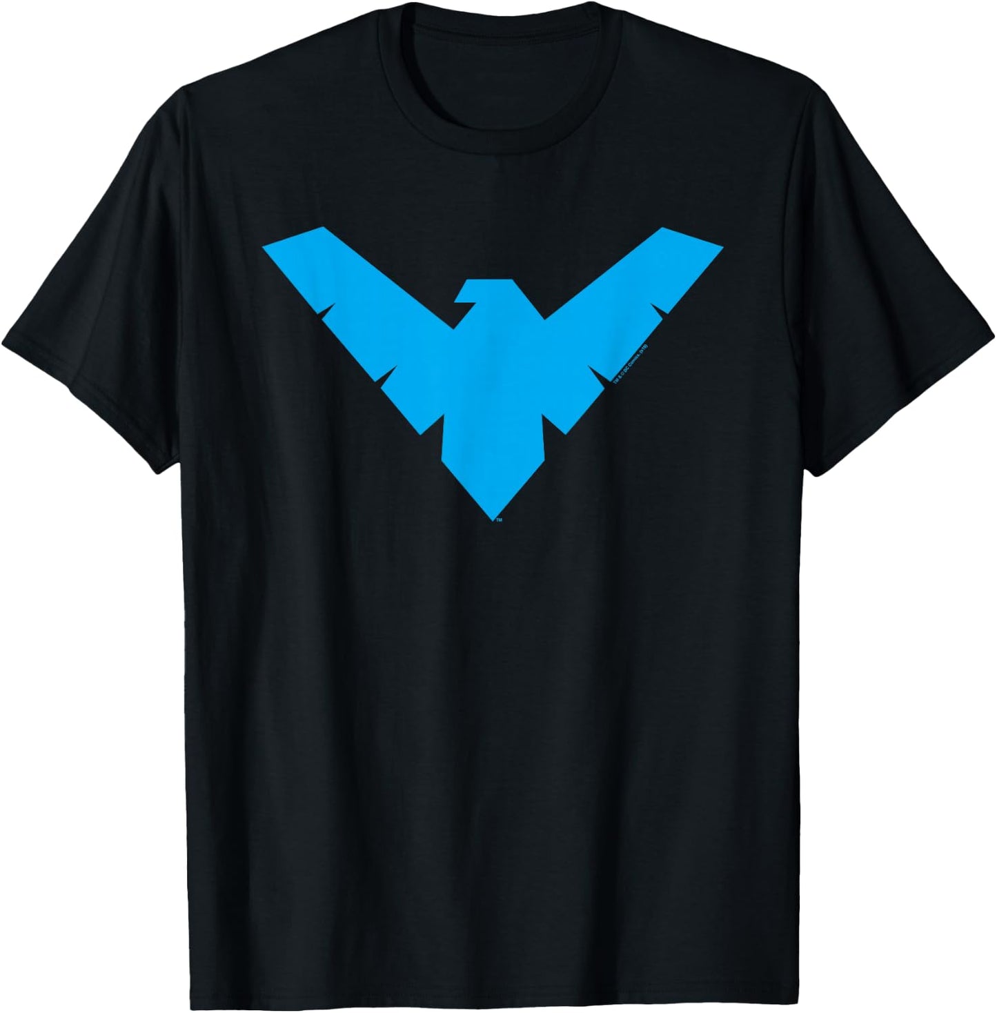 Batman Nightwing Symbol T-Shirt - T-Shirt | Black