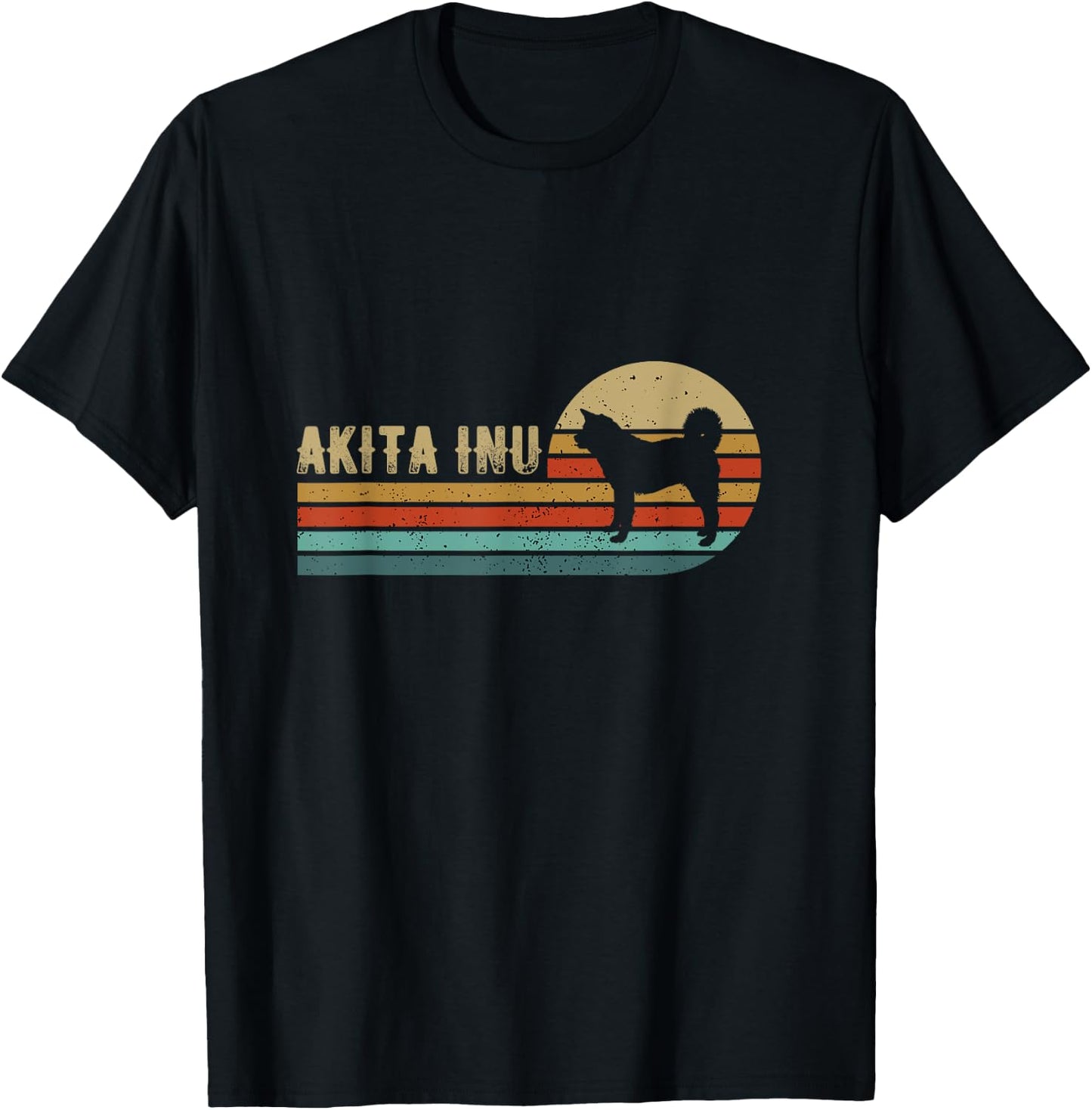Akita Inu Dog T-Shirt - T-Shirt | Black