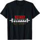 Train to Be Strong Not Skinny Gym Weightlifting T-Shirt - T-Shirt | Black