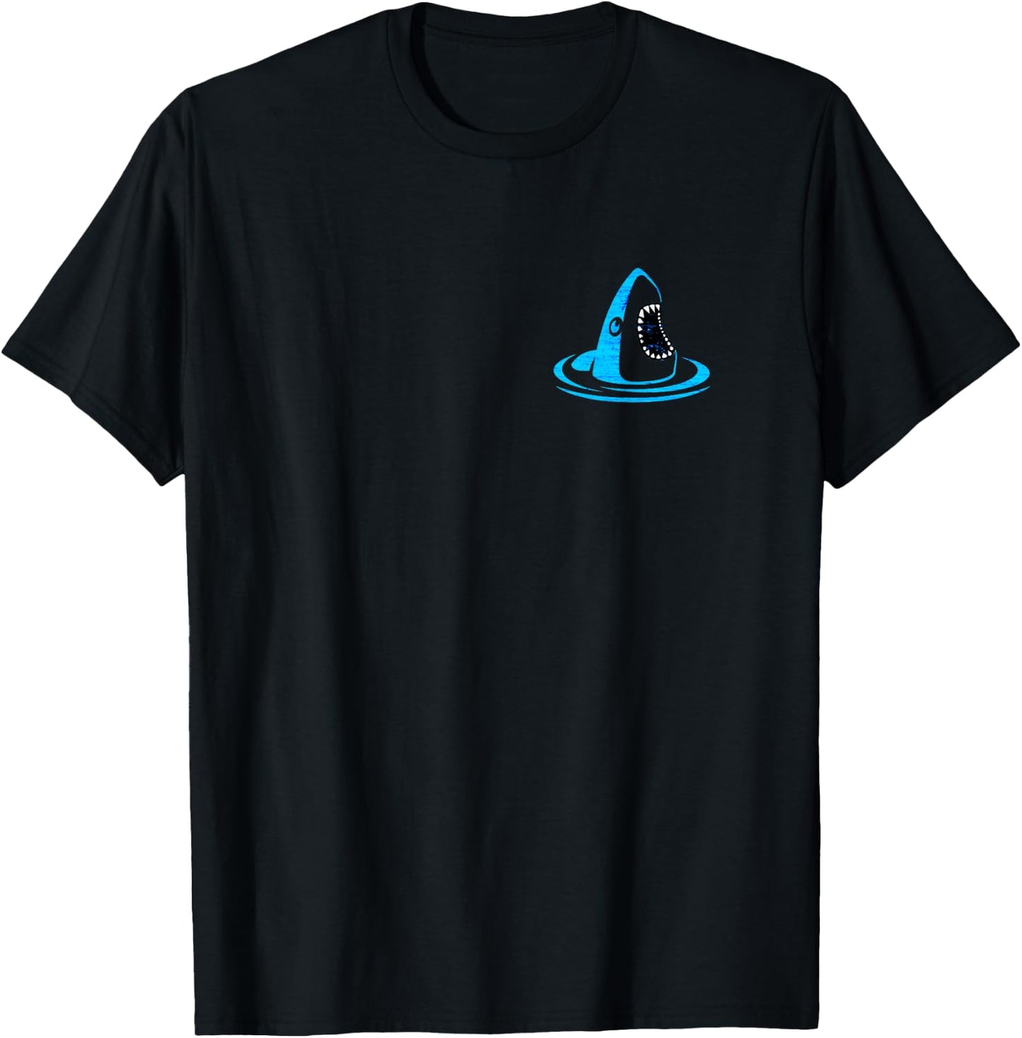 Front Back Tropical Vaporwave Palm Trees Surfboard Nautical T-Shirt - T-Shirt | Black