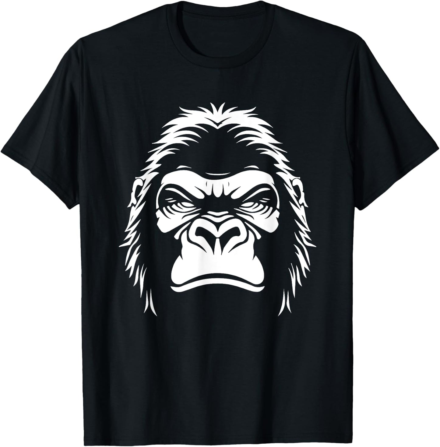 Gorilla Face T-Shirt - T-Shirt | Black