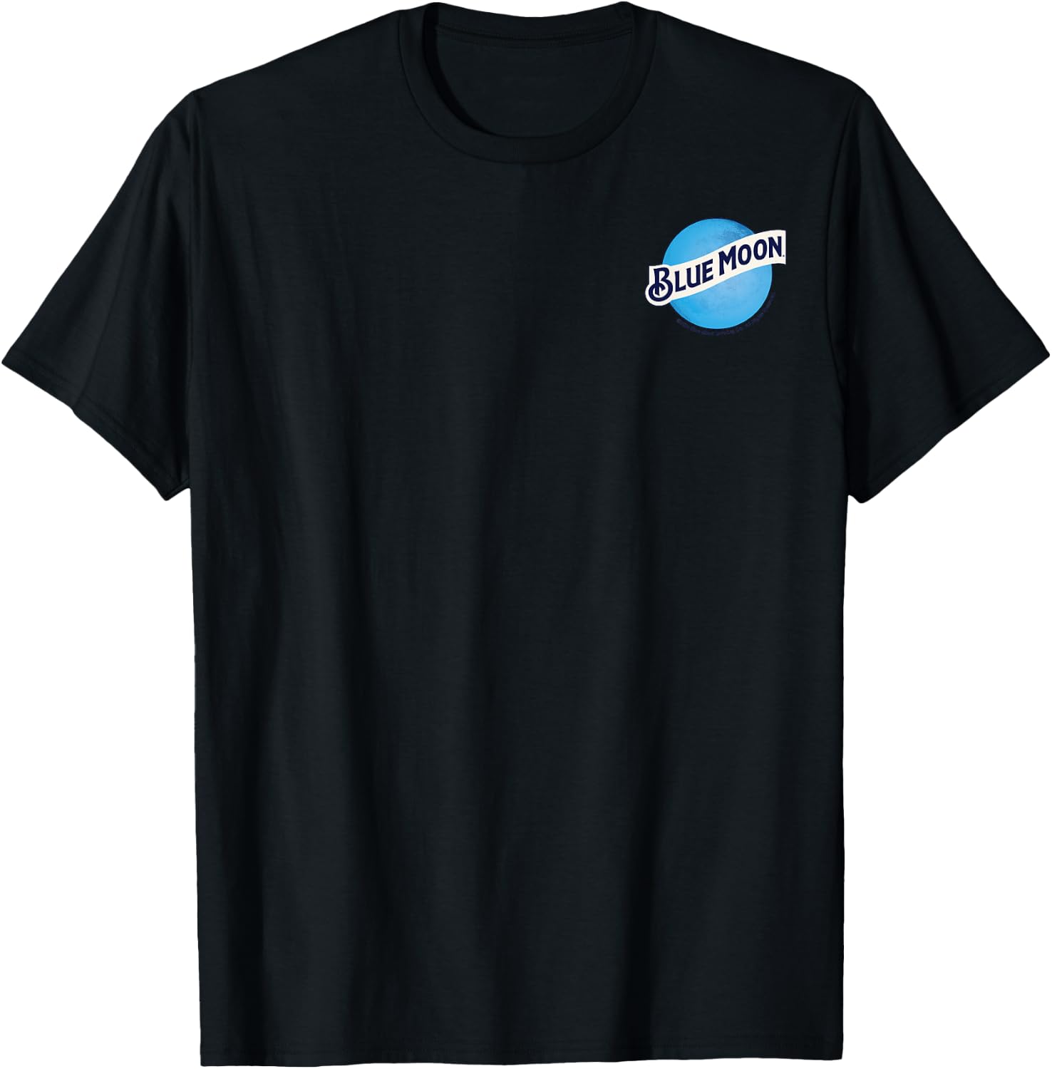 Blue Moon Round Logo T-Shirt - T-Shirt | Black