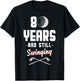 80 Years And Still Swinging Golf 80th Birthday T-Shirt - T-Shirt | Black