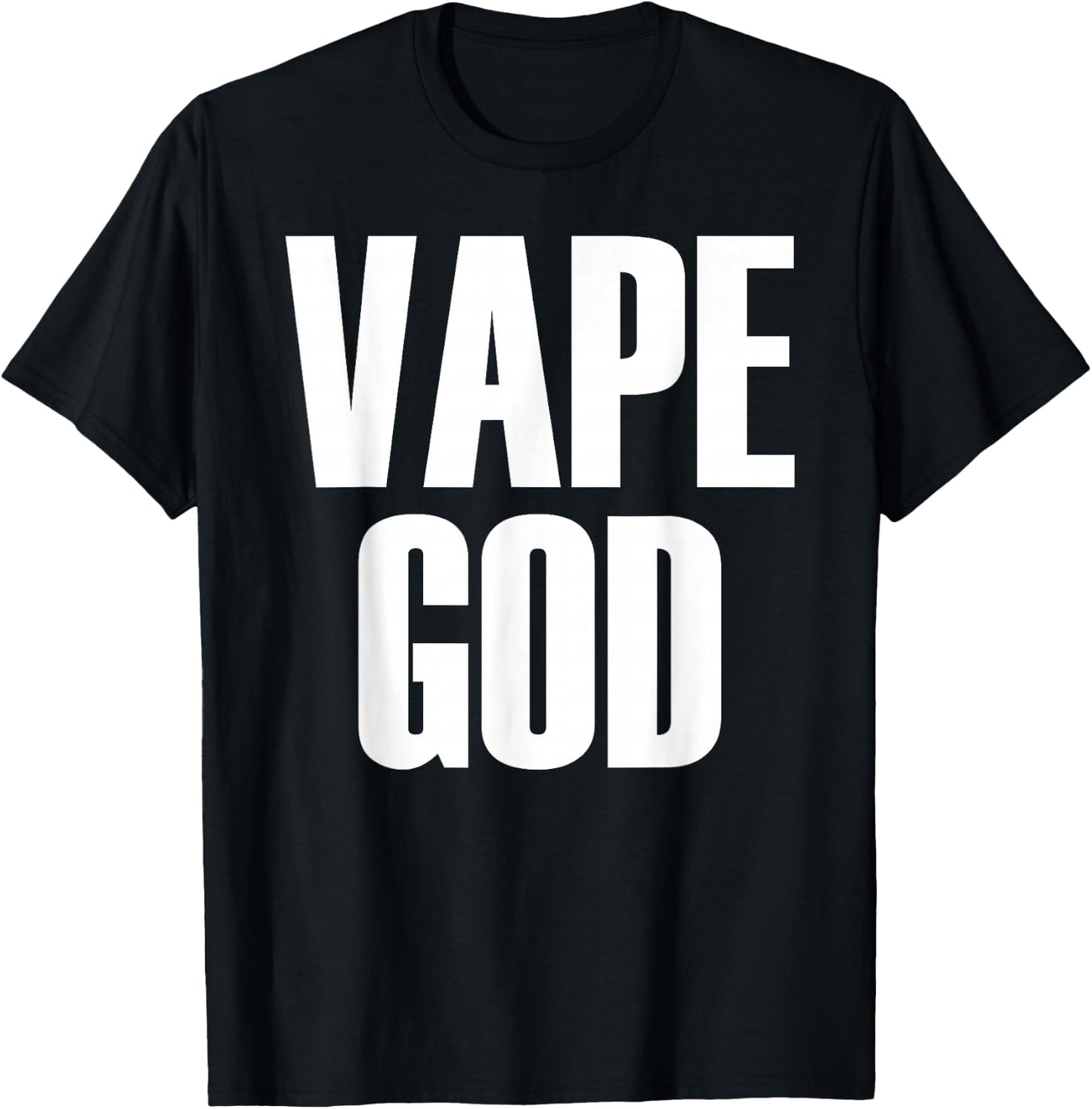 Vape God Dank Meme Funny Vape Nation Novelty T-Shirt - T-Shirt | Black