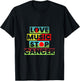 Love Music Stop Cancer Music Lover T-Shirt - T-Shirt | Black