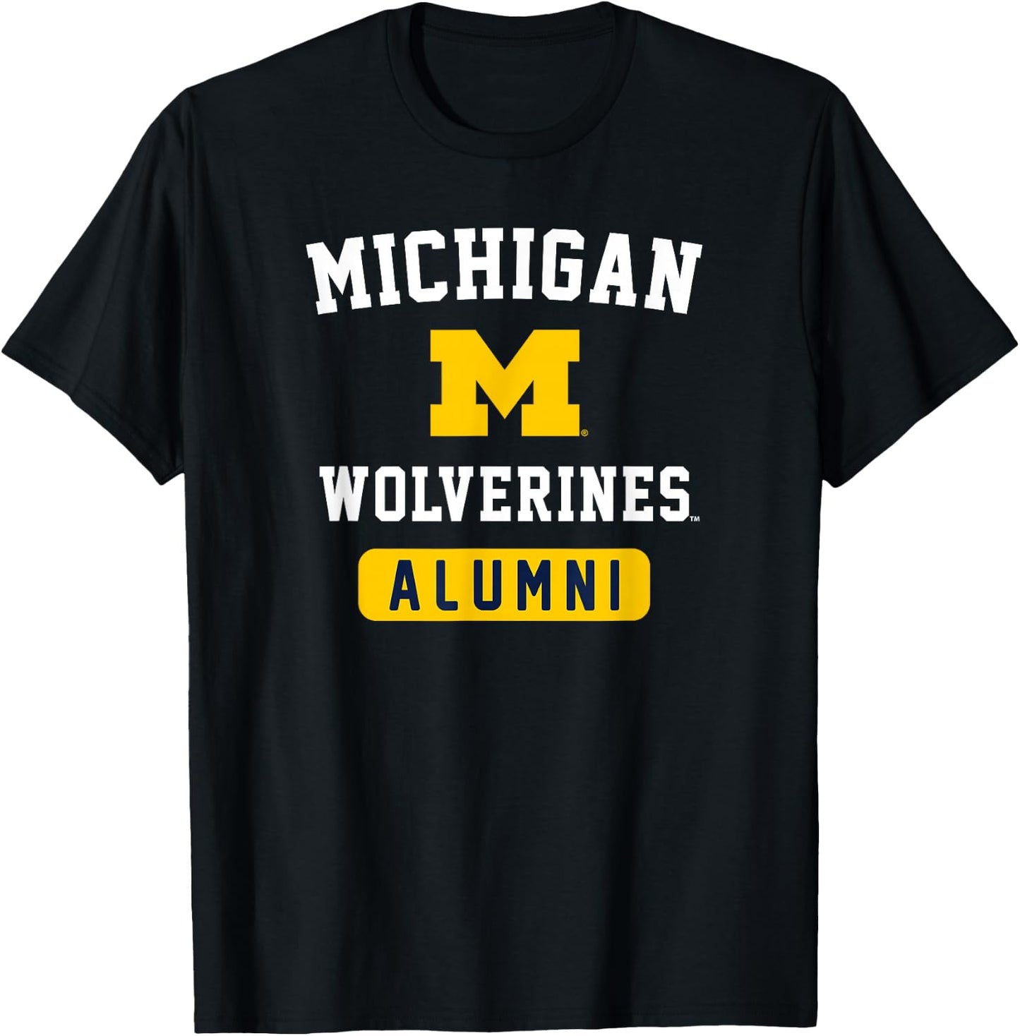 University of Michigan Wolverines U of M Alumni T-Shirt - T-Shirt | Black