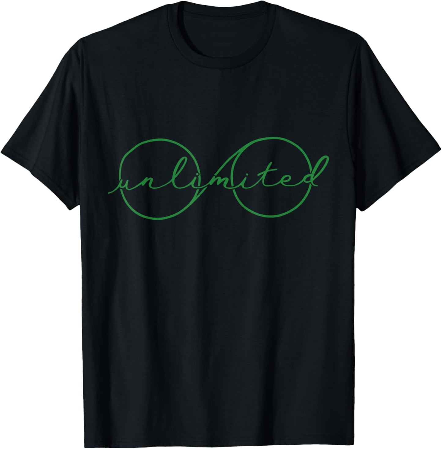 Unlimited Glasses Green Good Witch Bad Witch T-Shirt - T-Shirt | Black