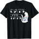 Funny Cats and Cat Tattoo Lover Cats & Tats Tattoo Art Women Girls Kids T-Shirt - T-Shirt | Black