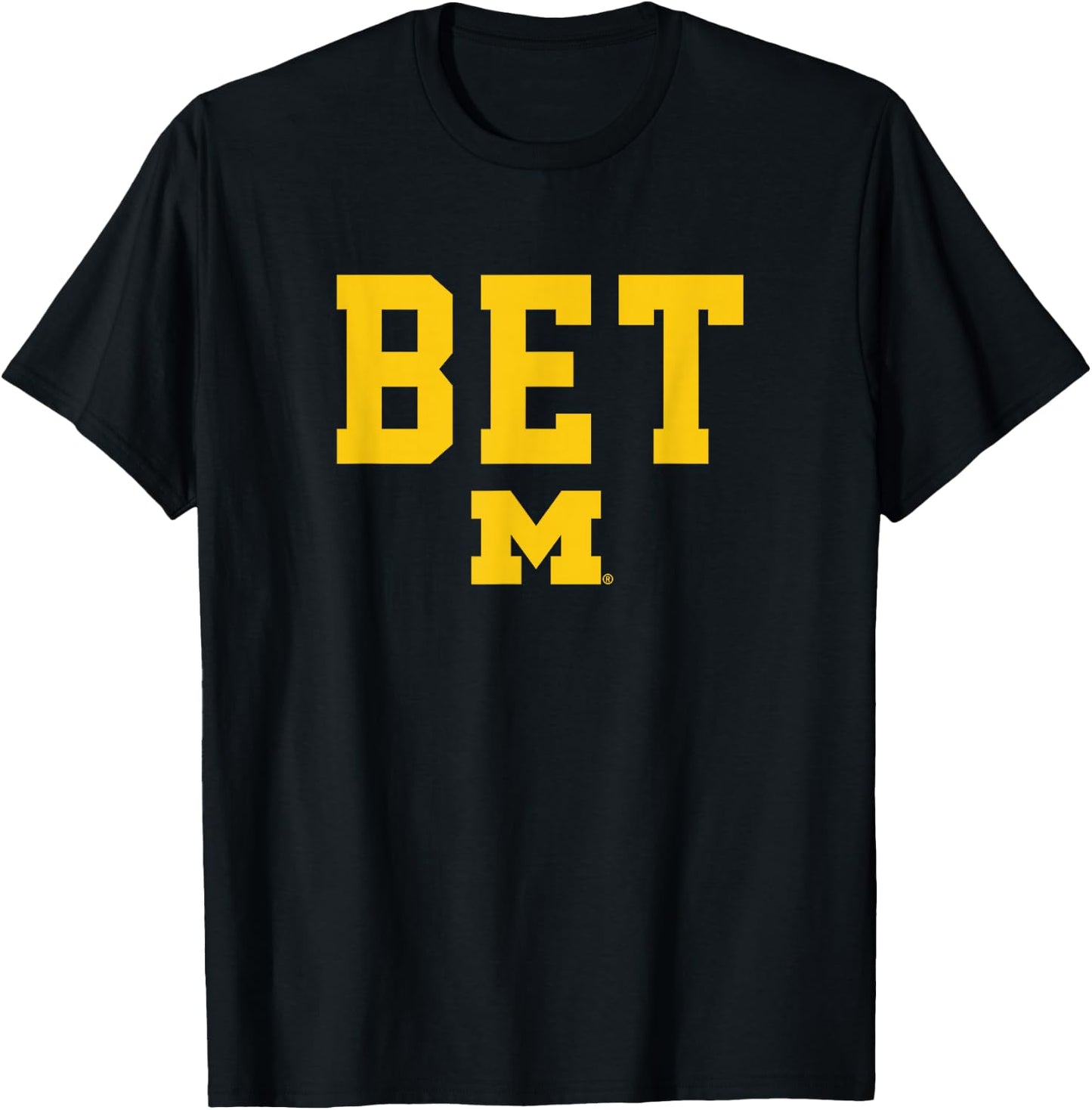 University of Michigan Wolverines U of M BET T-Shirt - T-Shirt | Black