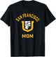 University of San Francisco USF Dons Arched Mom T-Shirt - T-Shirt | Black