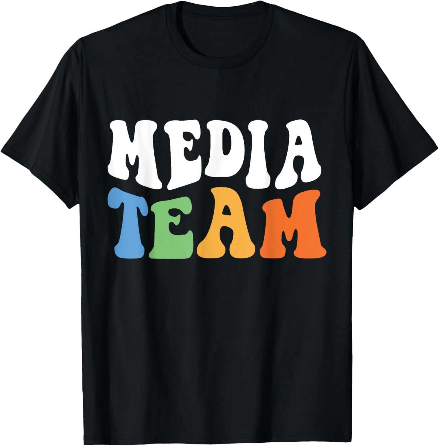 Digital Content Creator Editor PR Media Team T-Shirt - T-Shirt | Black